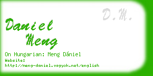 daniel meng business card