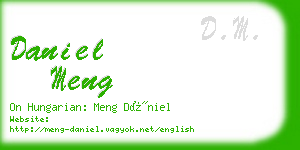 daniel meng business card